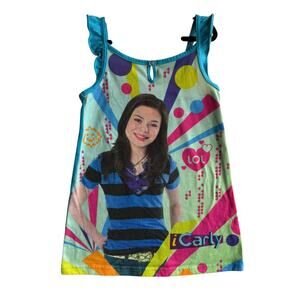 iCarly Girls Summer Nightgown Carly Pajama Nickelodeon Retro Y2K Size 4/5